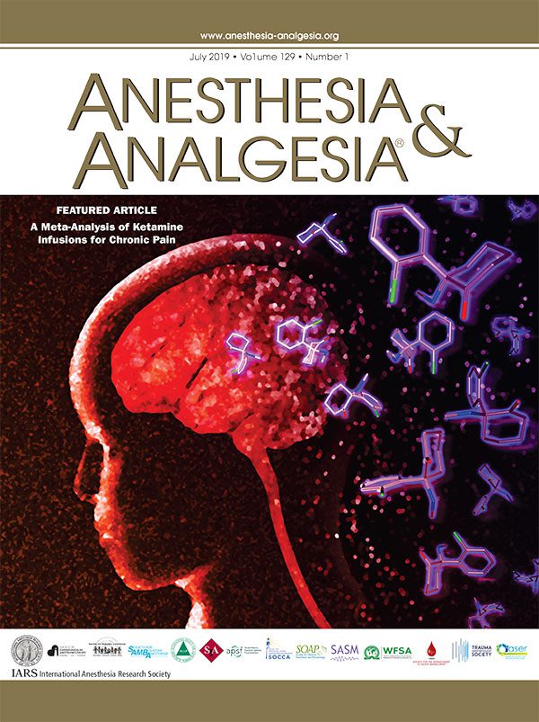 Klinische studie gepubliceerd in Anesthesia and Analgesia journal
