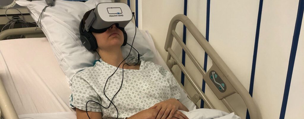 Les casques de réalité virtuelle thérapeutique offrent un grand confort aux patients.