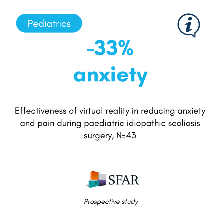 Therapeutic virtual reality in paediatrics. How it reduces anxiety and pain during idiopathic scoliosis surgery in children.