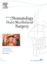 Etude clinique publiée dans le journal de stomatologie chirurgie orale et maxillo-faciale