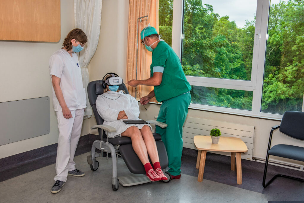 Améliorer la qualité de vie des patients en chimiothérapie grâce à la réalité virtuelle.