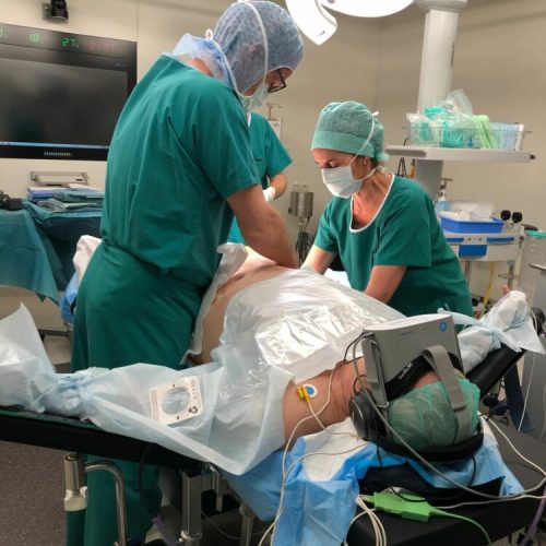 anesthesie-realite-virtuelle Anesthesie locoregionale sous realite virtuelle
